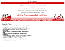 Tablet Screenshot of in-polen.pl
